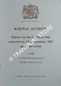 Book cover of Railway Accident - Report on the Collision that occurred on 11th December 1981 near Seer Green in the London Midland Region of British Railways by Ministry of Transport